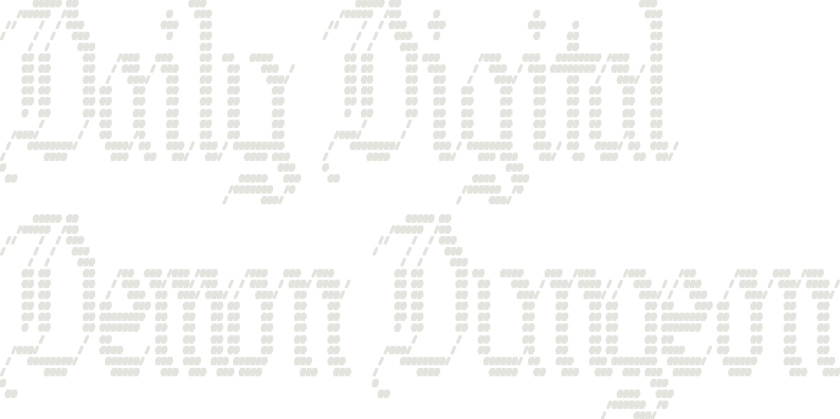 Daily Digital Demon Dungeon